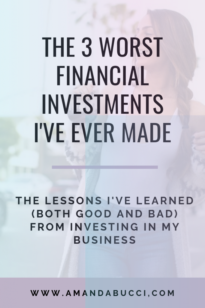 3 worst investments 3 worst investments