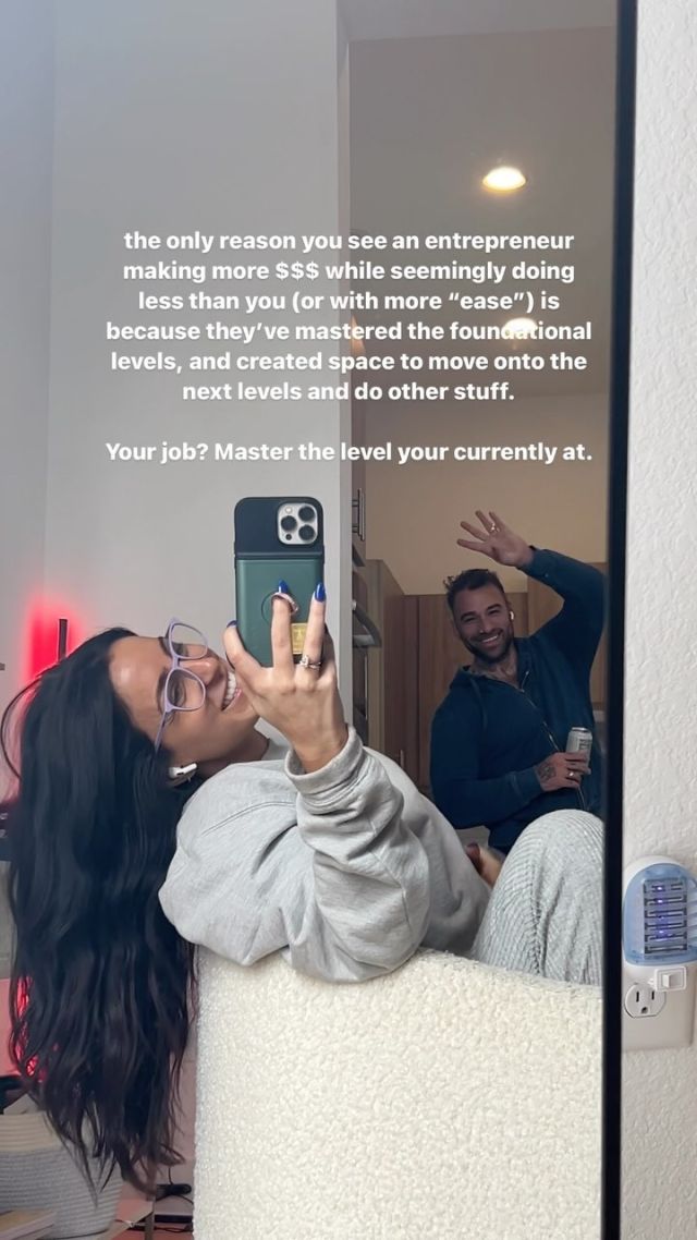 Business is like a video game.

When you master the first level, you’ve earned the privilege to jump to the next level.

Disclaimer: these levels aren’t entirely linear—they’re also cyclical.

1️⃣Level One is Clarity.

Clarity doesn’t mean having all of the answers figured out in advance (in fact, that’s a trap in Level 1 👀It means being about to decide what your North Star Vision ⭐️ is so your compass points in the right direction, and being able to figure out the exact next steps right in front of you.

Who are you? What are you good at? What skills do you have? What problems can you solve? What are your methods? What do you want to offer?

No matter how many years you’ve been in business, anyone can find themselves back at this level as their journey evolves. 

2️⃣Level Two is Stabilize.

Gain proficiency at this level—like stepping into a chill pool in the low end and letting your body acclimate to the temperature. Focus on creating a solid foundation of habits and systems that allow you to create stability where you are.

3️⃣Level Theee is Optimize.

Once you have clarified and stabilized, you can optimize what you have. Add in a new marketing tool/strategy, hire out for branding upgrades or team support, iterate on your program and optimize the process. This is where you gain mastery.

4️⃣Level Four is Expand.

This is where you can expand out to more channels, add new products, expand your network, skill sets, and client load. Because you’ve built the internal architecture to handle and hold it fairly seamlessly.

__________

Business Coaching + Identity Upgrade VIP days + Private Coaching spots are open this month! 🔥