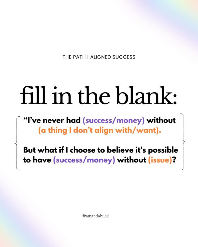 One of my favorite questions to ask my clients 👉🏽 what if you believed there was a world where you could have both of the things you wanted? That your inner conflict was resolved? Would it be worth it to you to seek that out?

When I answered this myself; it was a resounding YES throughout my body.

Swipe to read through the rest of the questions to answer for yourself. And post your “desire vs struggle” below if you’re brave!