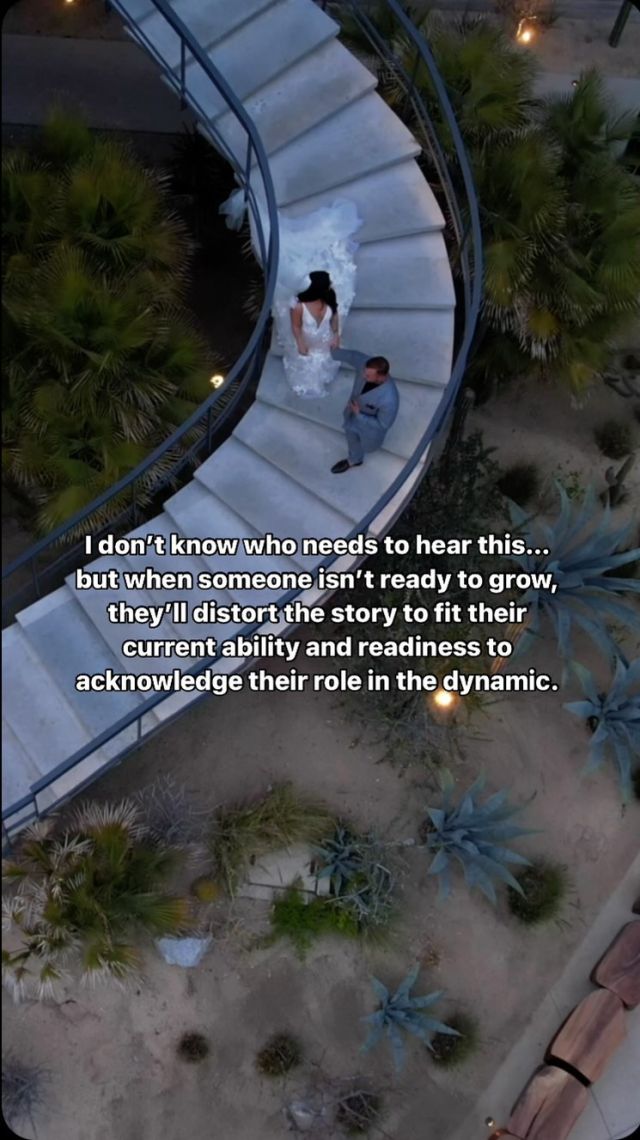 This can be painful when this happens in relationships.

When there is some shadow, blind spot, ego identity, or vulnerability playing out within your relationship dynamic…

Moving past it requires:
Creating a safe environment
❤️Disarming a trigger
❤️Dropping the coping mechanism
❤️Sharing/revealing the vulnerability beneath the surface
❤️Providing reassurance, clarity, or love

But when someone isn’t ready to see their role in the dynamic and take responsibility for it…

They will unconsciously distort the story to fit the perspective of them not being in the wrong.

You’ve likely done this. People do it all the time.
Can you remember a time where you couldn’t soften into vulnerability and anchored in a story about someone that was rooted in fear and ego?

The core skill you can do to make sure that your side of the street is always clean?

Make it a practice to determine what your role is in any given dynamic that you are a part of maintaining / keeping alive.

Figure out what your role is, and take responsibility for it quickly and clearly.

*make sure to also practice not taking OVER responsibility and absorbing the entirety of it if it’s not factually true

🎙Comment “HARD THINGS” and  👉🏽🚨 the communication course for Clarity, Connection, and Conflict Resolution for  just $699 ($300 off retail price) for a limited time while we re-film + update the entire program! 

New Program Release? Tentatively March 2024 👀